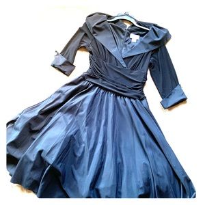 Vintage inspired black dress